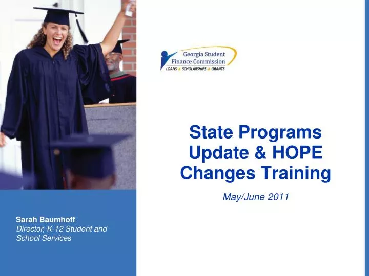 state programs update hope changes training
