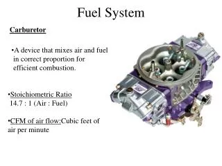 Fuel System