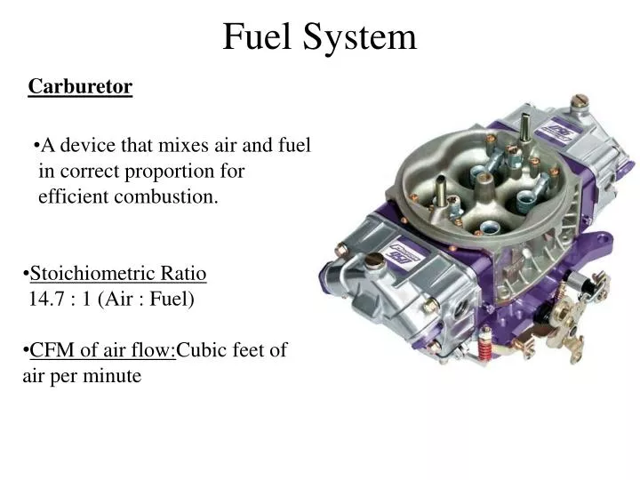 fuel system