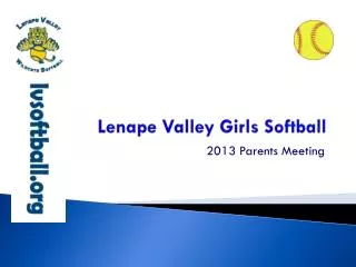 Lenape Valley Girls Softball