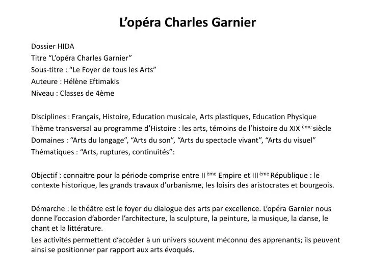 l op ra charles garnier