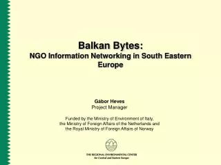 Balkan Bytes: NGO Information Networking in South Eastern Europe