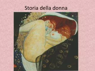 storia della donna