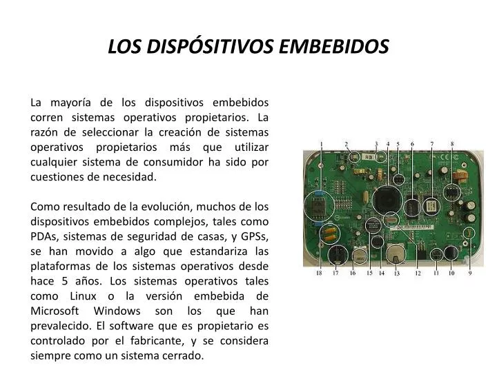 los disp sitivos embebidos