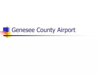 Genesee County Airport