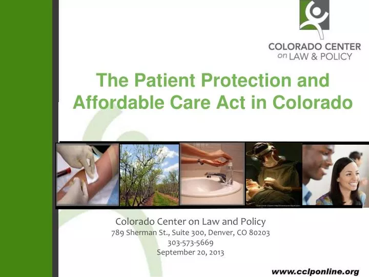the patient protection and affordable care act in colorado
