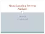 Manufacturing Systems Analysis - slide 1