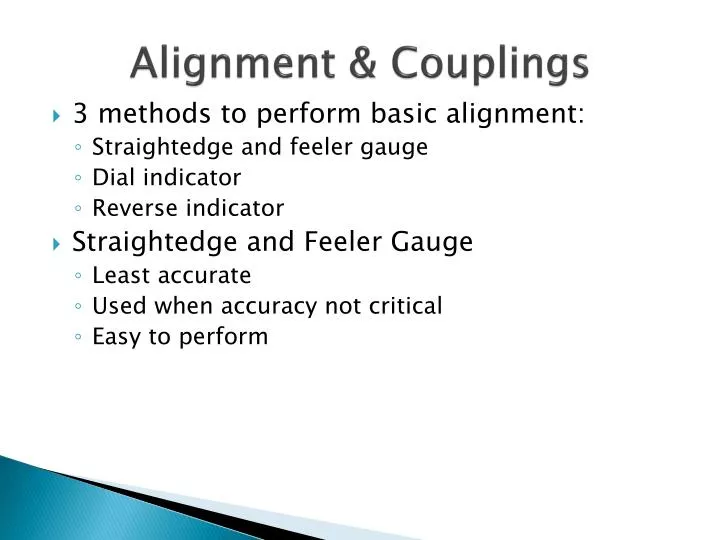 alignment couplings