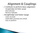 Alignment &amp; Couplings - slide 1