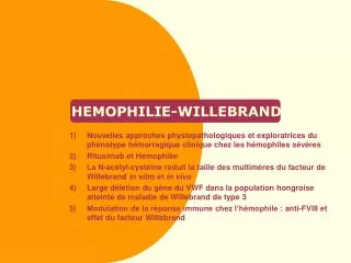 hemophilie willebrand