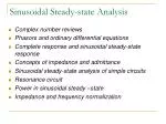 Sinusoidal Steady-state Analysis - slide 1