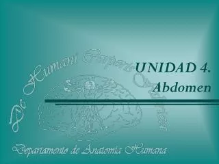 unidad 4 abdomen