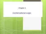 Combinational Logic - slide 1