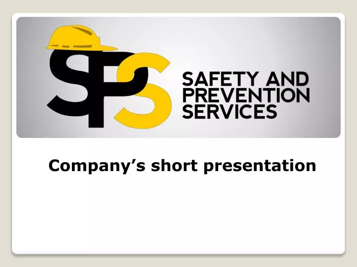 company s short presentation