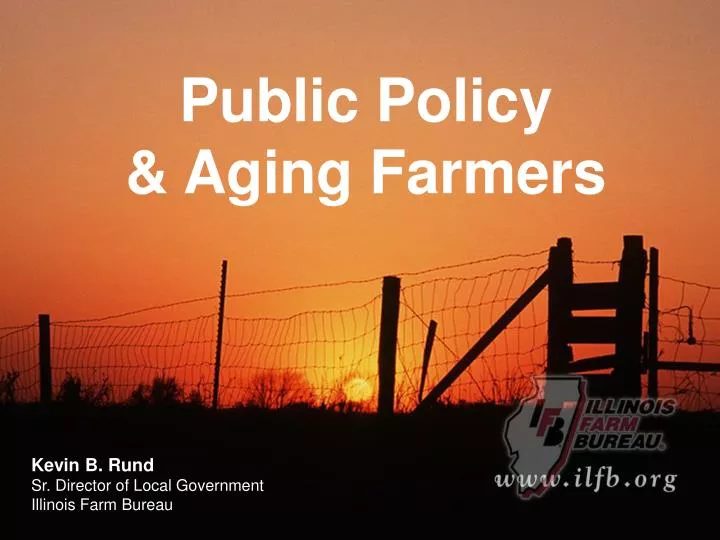 public policy aging farmers
