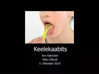 keelekaabits