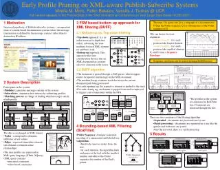 Early Profile Pruning on XML-aware Publish-Subscribe Systems