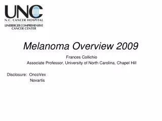 Melanoma Overview 2009