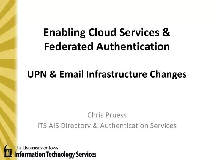 enabling cloud services federated authentication upn email infrastructure changes