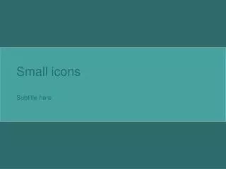 Small icons