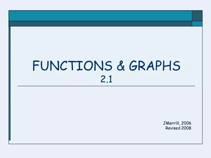 functions graphs 2 1