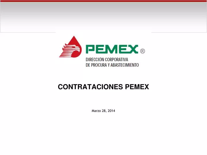 contrataciones pemex