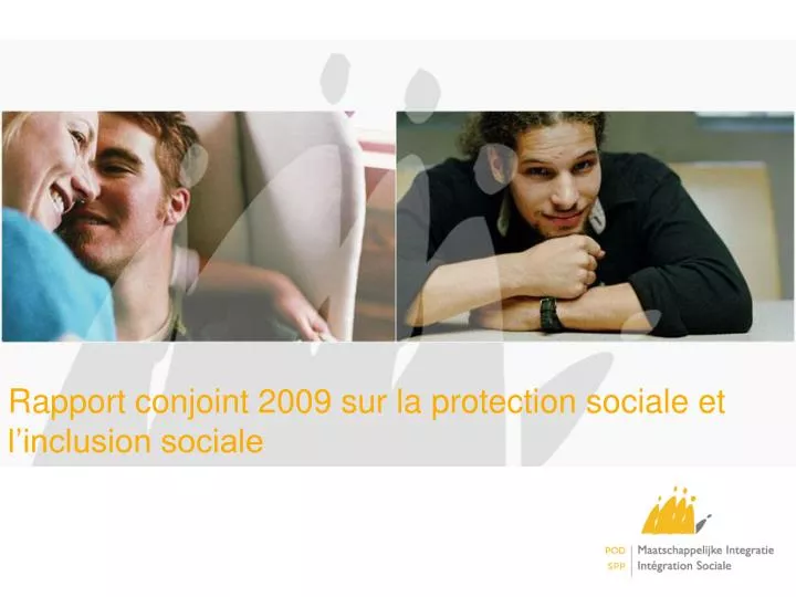 rapport conjoint 2009 sur la protection sociale et l inclusion sociale