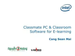 classmate pc classroom software for e learning