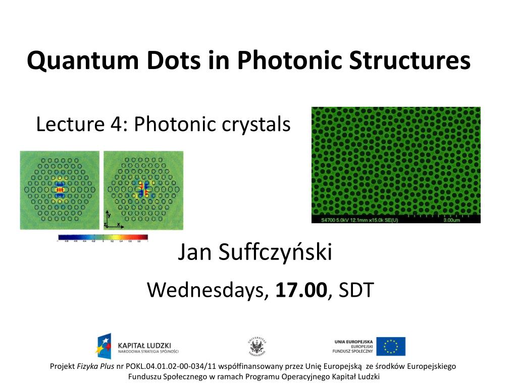 PPT - Quantum Dots in Photonic Structures PowerPoint Presentation, free ...