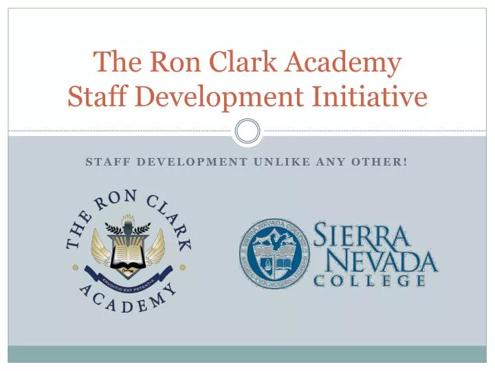 the ron clark academy staff development initiative