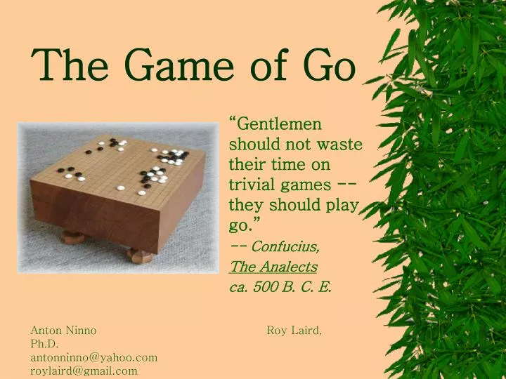 the game of go