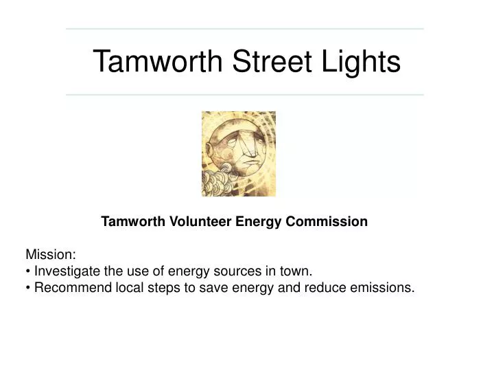 tamworth street lights