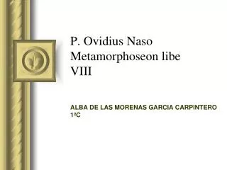 p ovidius naso metamorphoseon libe viii