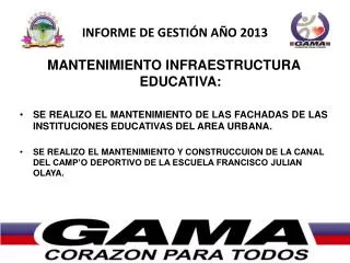informe de gesti n a o 2013