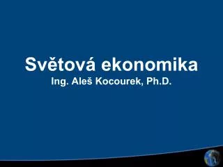 sv tov ekonomika ing ale kocourek ph d