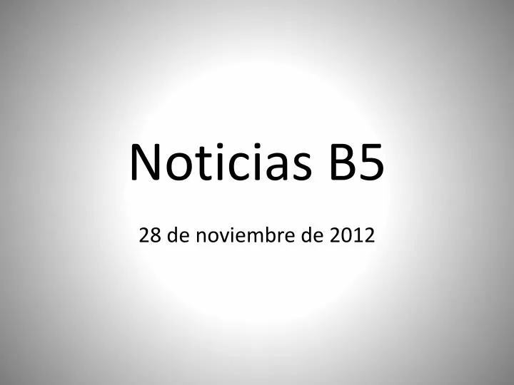 noticias b5