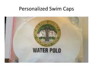 Personalized Swim Caps