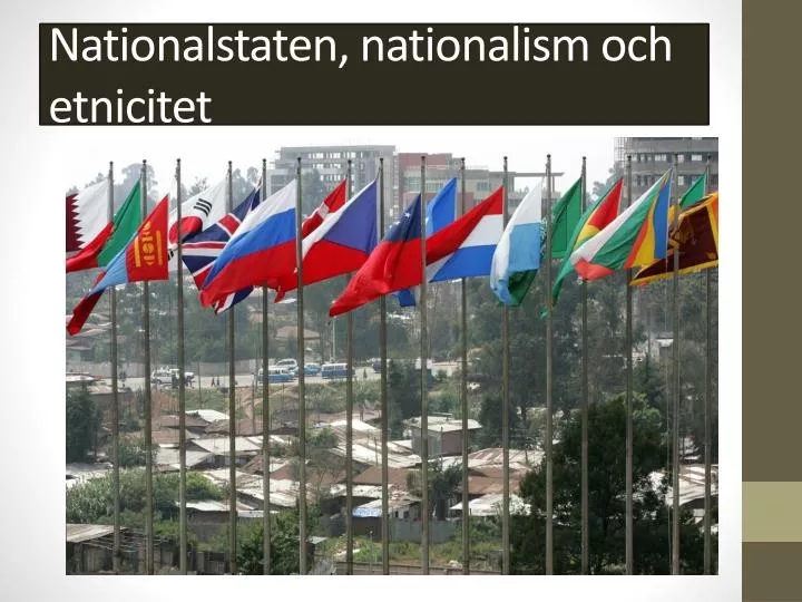nationalstaten nationalism och etnicitet