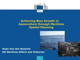 Achieving Blue Growth in Aquaculture through Maritime Spatial Planning