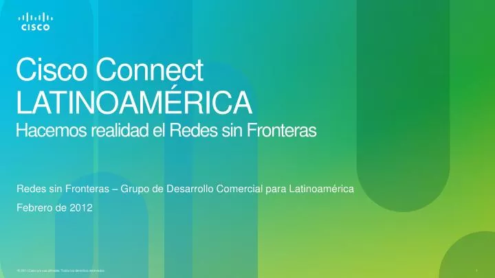 cisco connect latinoam rica hacemos realidad el redes sin fronteras