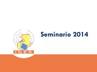 seminario 2014