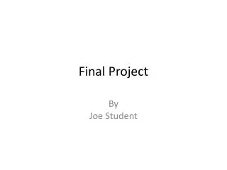 final project