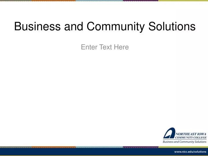 business and community solutions