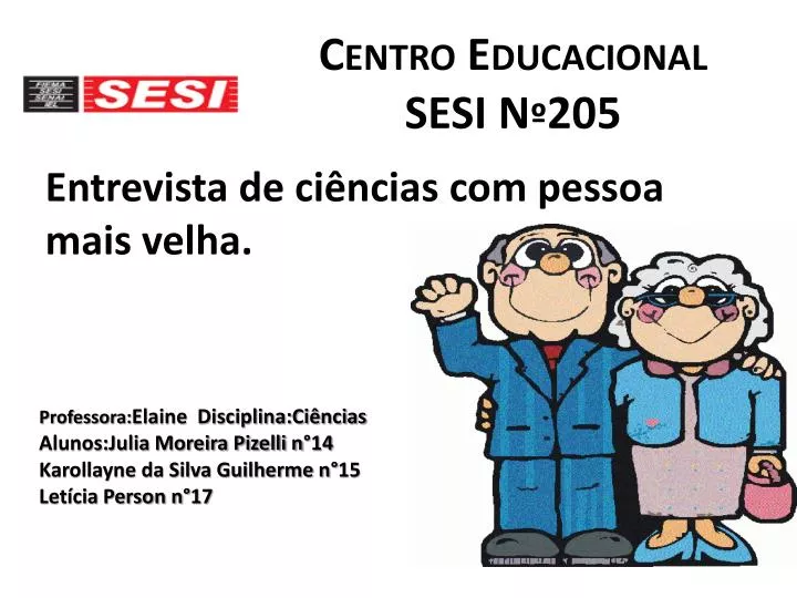 centro educacional sesi n 205