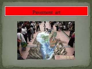 Pavement art
