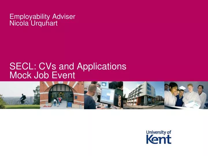 employability adviser nicola urquhart secl cvs and applications mock job event