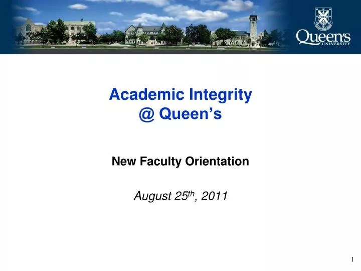 academic integrity @ queen s