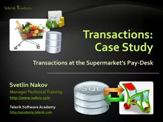 Transactions: Case Study