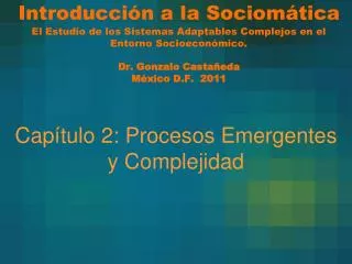 cap tulo 2 procesos emergentes y complejidad