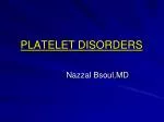 PLATELET DISORDERS - slide 1